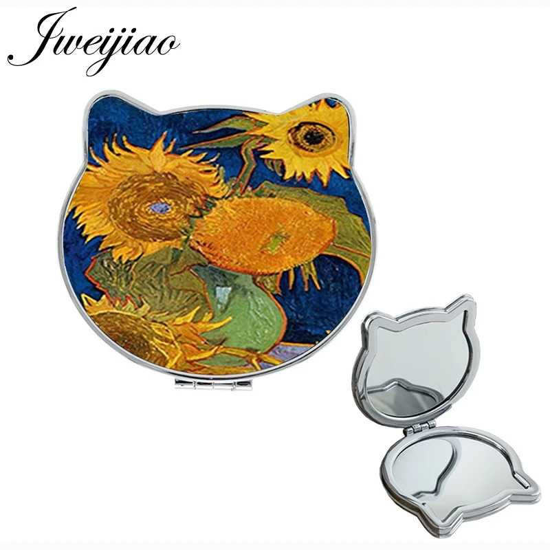 Youhaken 2019 Autumn van gogh Oil Painting Sunflowers Mini Double Sides Accessories Compact mirror femme Brand Gift PT81
Youhaken 2019 Autumn van gogh Oil Painting Sunflowers Mini Double Sides Accessories Compact mirror femme Brand Gift PT81