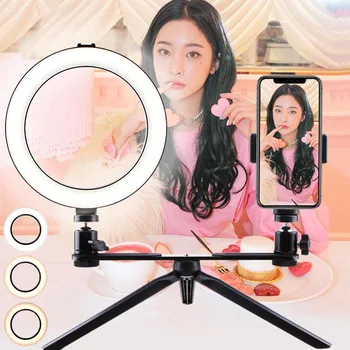 New Mini Desktop Stand Selfie Ring Light Anchor Mobile Live Support Ring Photography LED Beauty Fill Selfie Light селфи кольцо
New Mini Desktop Stand Selfie Ring Light Anchor Mobile Live Support Ring Photography LED Beauty Fill Selfie Light селфи кольцо