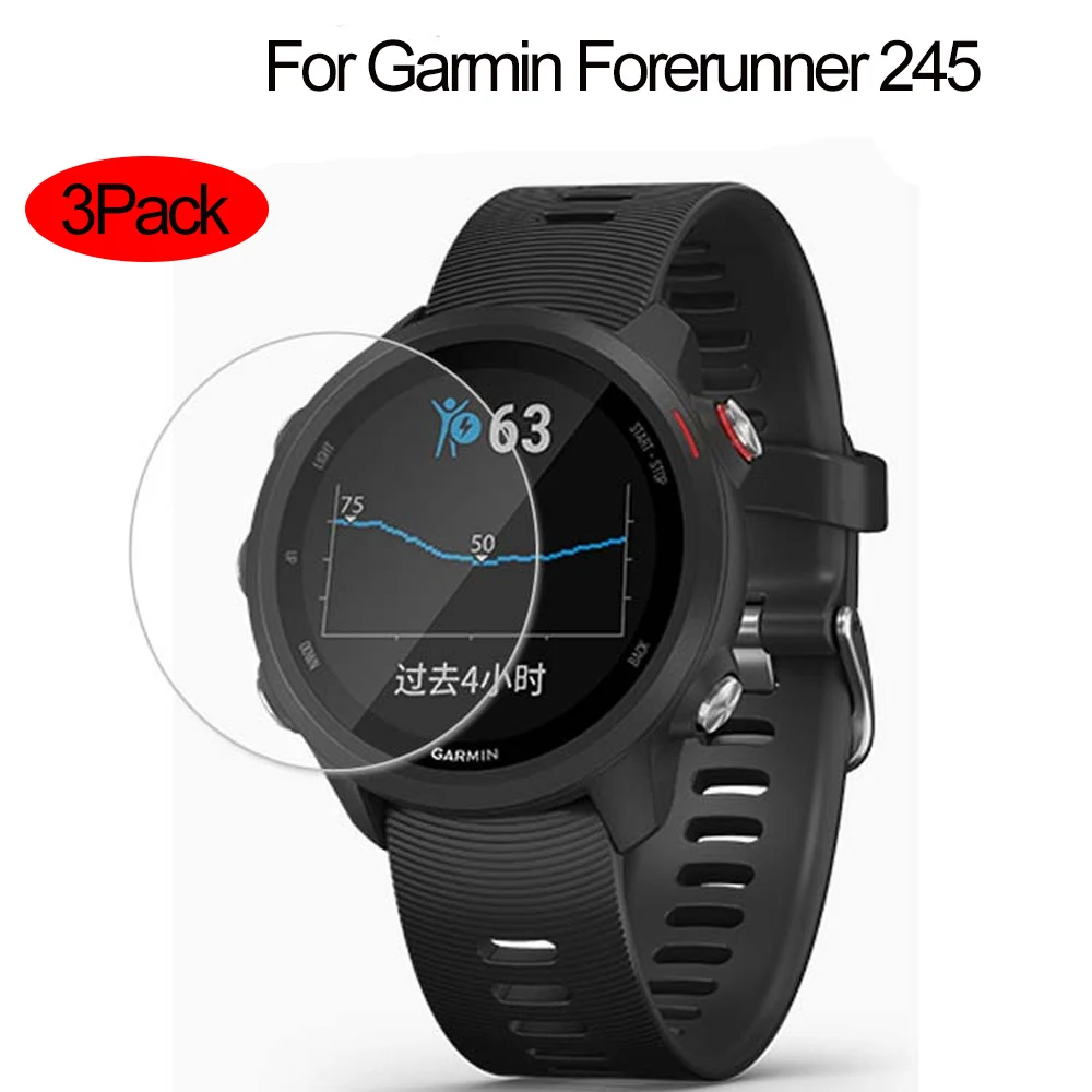 3pc Protective film for Garmin Forerunner 245 Tempered Glass 9H Premium Screen Protector Smart Watch Anti Explosion Anti-shatter
3pc Protective film for Garmin Forerunner 245 Tempered Glass 9H Premium Screen Protector Smart Watch Anti Explosion Anti-shatter