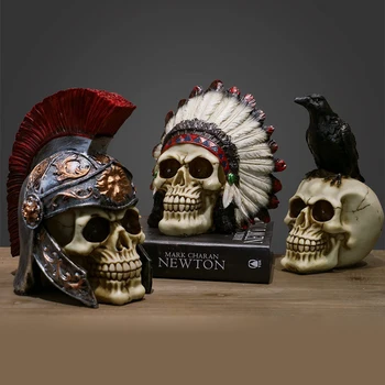 Retro Creative Miniature Skull Model Role Play Sculpture For Home Decoration Resin Ornaments Crafts Showcase Decor Accessories
Retro Creative Miniature Skull Model Role Play Sculpture For Home Decoration Resin Ornaments Crafts Showcase Decor Accessories