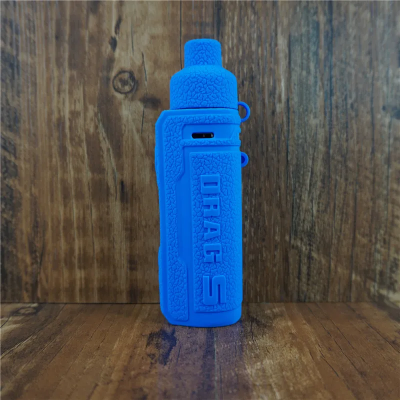 Защитный силиконовый чехол для Voopoo Drag S pod mod kit vape Текстурированный с резиновым