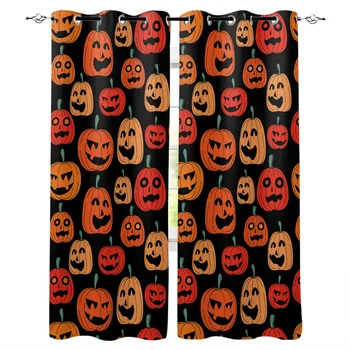 Halloween Themed Pumpkin Designs Window Curtains Living Room Kitchen Curtains for Bedroom Left and Right Biparting Open Curtains
Halloween Themed Pumpkin Designs Window Curtains Living Room Kitchen Curtains for Bedroom Left and Right Biparting Open Curtains
