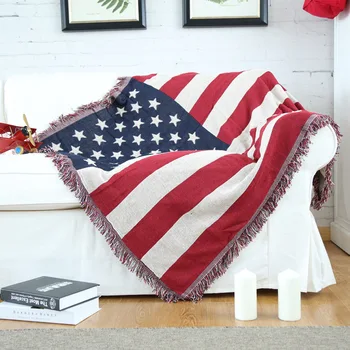 Creative Throw Blanket Blending Fabric Double Layer Thick US UK Flag Geometric Pattern Knitted Bed Spread Couch Coverings LA452
Creative Throw Blanket Blending Fabric Double Layer Thick US UK Flag Geometric Pattern Knitted Bed Spread Couch Coverings LA452