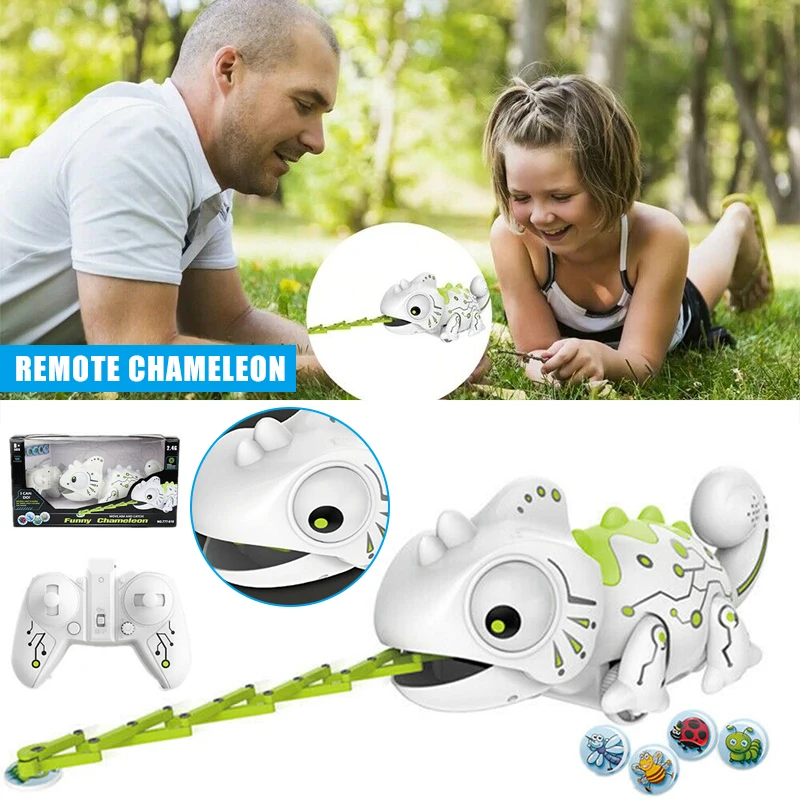 High Quality Cute Chameleon RC Toy Electronic Kids Pet Fun with Remote Control LED Color Light
High Quality Cute Chameleon RC Toy Electronic Kids Pet Fun with Remote Control LED Color Light
