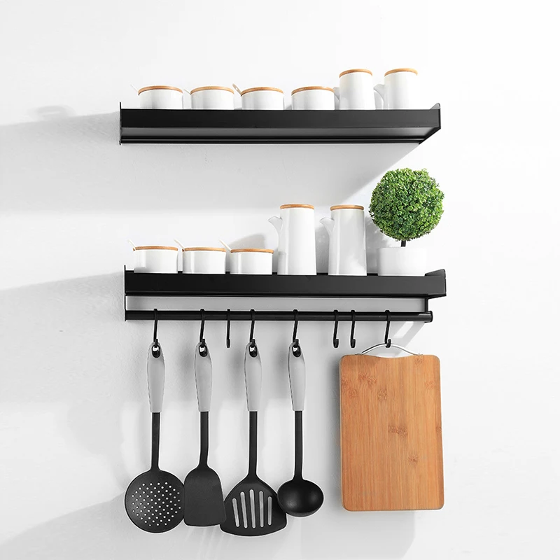 Multi-function Wall-Mount Spice Racks Kitchen Organizer Storage Shelves Utensil Spoon Hanger Hook Gadgets Accessories Supplies
Multi-function Wall-Mount Spice Racks Kitchen Organizer Storage Shelves Utensil Spoon Hanger Hook Gadgets Accessories Supplies