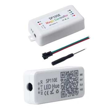 2 Pcs Bluetooth Controller: 1 Pcs SP105E Wireless Bluetooth Controller APP WS2811 WS2812B WS2801 SK6812 & 1 Pcs WS2812B SK6812RG
2 Pcs Bluetooth Controller: 1 Pcs SP105E Wireless Bluetooth Controller APP WS2811 WS2812B WS2801 SK6812 & 1 Pcs WS2812B SK6812RG