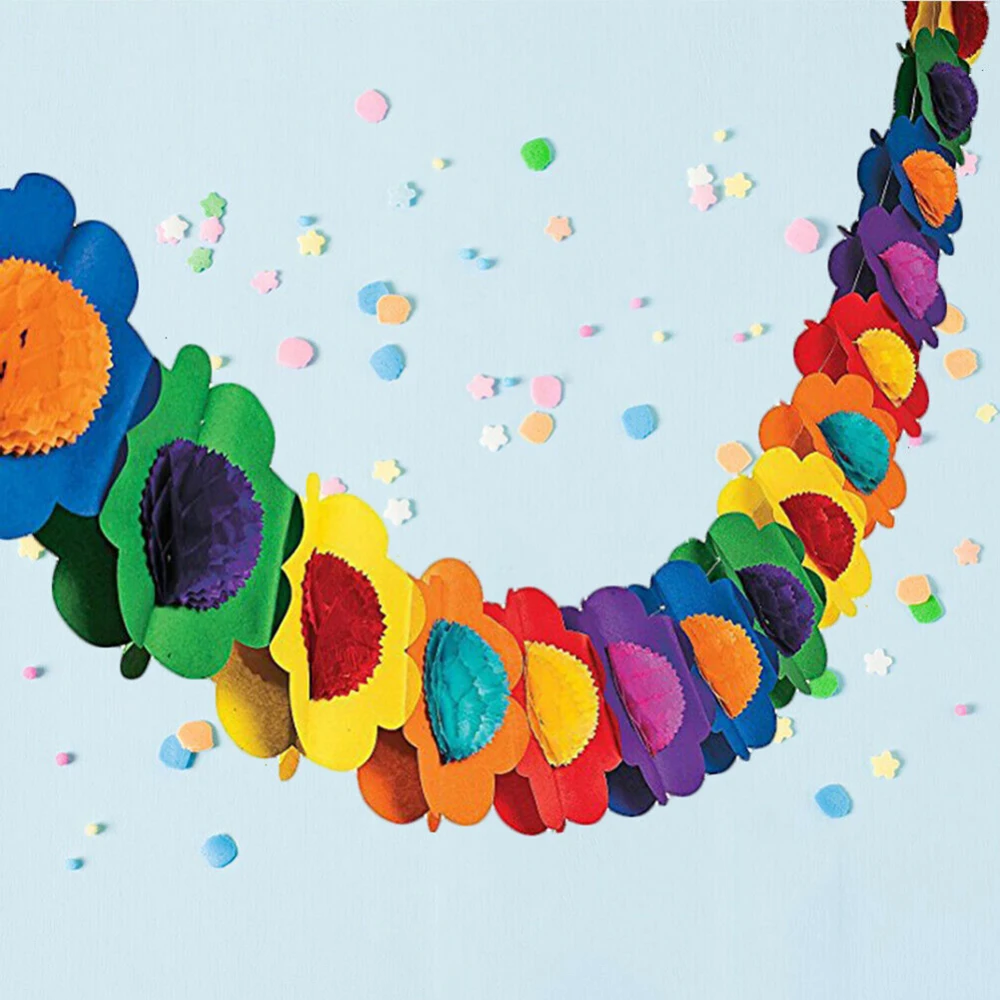 Paper Pull Flower Hawaiian Style Birthday Party Christmas Decoration Beach Colorful Party DIY Hanging Paper Pull Flowers 300cm
Paper Pull Flower Hawaiian Style Birthday Party Christmas Decoration Beach Colorful Party DIY Hanging Paper Pull Flowers 300cm