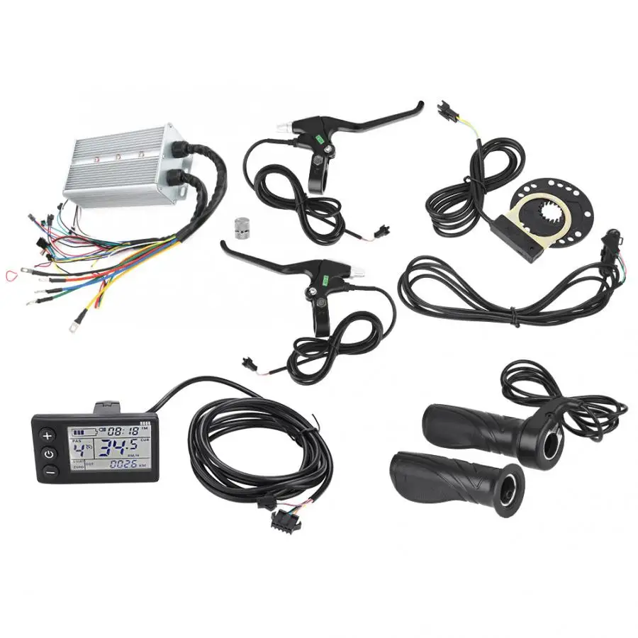 36V/48V 1500W Electric Bike Controller LCD Panel Kit Motor Brushless Ebike Bicycle Accessories | Спорт и развлечения