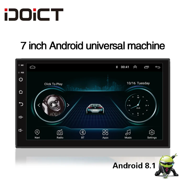 Автомобильный мультимедийный плеер IDOICT 2Din 7 дюймов Android 8 1 2.5D GPS-навигация для Nissan