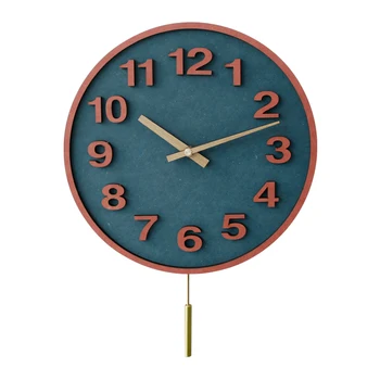 Modern Pendulum Clocks Wall Wood Home Decor Living Room Silent Swing Clock Watch Mechanism Secret Stash Zegar Household SC097
Modern Pendulum Clocks Wall Wood Home Decor Living Room Silent Swing Clock Watch Mechanism Secret Stash Zegar Household SC097