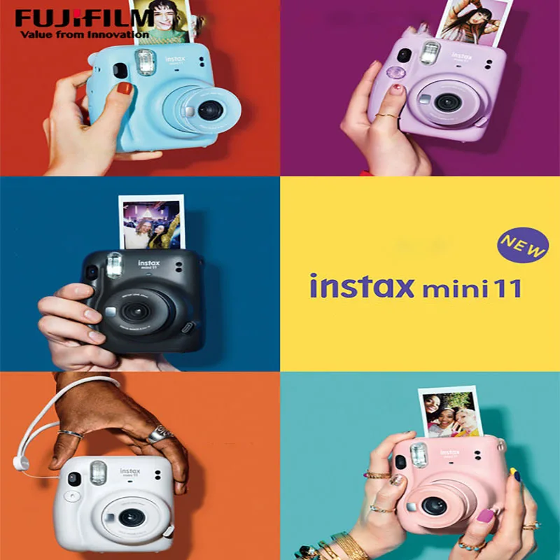 Fujifilm/Fuji Instax Mini11 Instant Camera One-time Imaging Mini Camera Instant Polaroid Mini 11Photo Paper Birthday Gift
Fujifilm/Fuji Instax Mini11 Instant Camera One-time Imaging Mini Camera Instant Polaroid Mini 11Photo Paper Birthday Gift