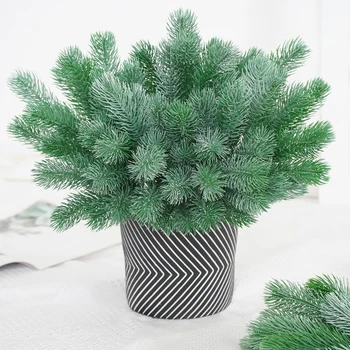 6 Fork Artificial Pine Branches Simulation Plant Flower Arranging Accessories for Christmas Trees Wedding Home Party Decoration 
6 Fork Artificial Pine Branches Simulation Plant Flower Arranging Accessories for Christmas Trees Wedding Home Party Decoration