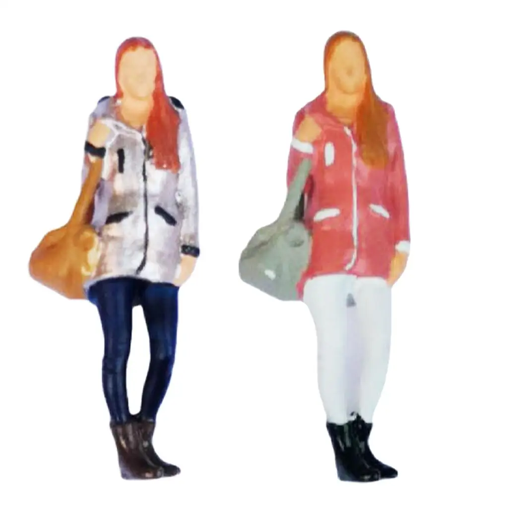 1pc Tiny People Figures, 1/64 Scale Model Train People Hand Painted Fashion Girl Model Miniatures Figures for Miniature Scenes 1pc Tiny People Figures, 1/64 Scale Model Train People Hand Painted Fashion Girl Model Miniatures Figures for Miniature Scenes