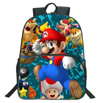 New Children Super Mario Bros School Bags Boy Girl Mochila Cartoon Anime Primary Bookbag Teens Backpack Kids Back to School Gift
New Children Super Mario Bros School Bags Boy Girl Mochila Cartoon Anime Primary Bookbag Teens Backpack Kids Back to School Gift