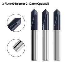 1PC Tungsten Steel Chamfer Cutter 2-12mm 90 Degrees 2 Flute Chamfer Router Bit Carbide End Mill Chamfer Cutter Power Tools
1PC Tungsten Steel Chamfer Cutter 2-12mm 90 Degrees 2 Flute Chamfer Router Bit Carbide End Mill Chamfer Cutter Power Tools