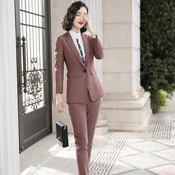 Women's suit spring new women's slim single button suit two-piece suit blazer with pants women's casual formal business wear
Women's suit spring new women's slim single button suit two-piece suit blazer with pants women's casual formal business wear