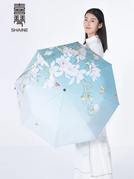 Coating Uv Protection Folding Umbrella Creative Windproof Rain Sun Umbrella Outdoor Travel Rain Gear Mini 5 Fold Black l 
Coating Uv Protection Folding Umbrella Creative Windproof Rain Sun Umbrella Outdoor Travel Rain Gear Mini 5 Fold Black l