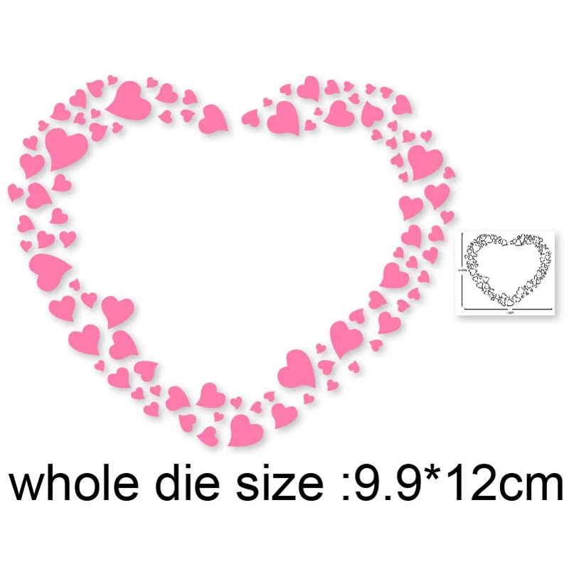 2020 New Metal dies Hearts Background Frame Cutting Dies DIY Scrapbooking Dies Paper Card Making Embossing Decoration Craft Dies
2020 New Metal dies Hearts Background Frame Cutting Dies DIY Scrapbooking Dies Paper Card Making Embossing Decoration Craft Dies