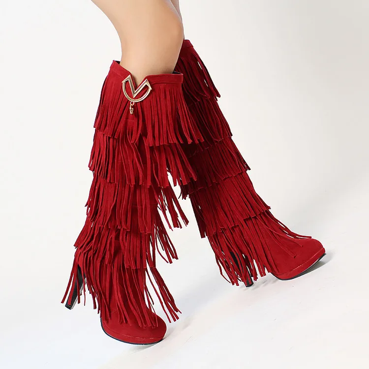 Women Boots Woman Shoes Fashion Tassel Boots Knee-High Round Toe Faux Fur Women's Boots Zapatos De Mujer Winter Boots Size 34-43
Women Boots Woman Shoes Fashion Tassel Boots Knee-High Round Toe Faux Fur Women's Boots Zapatos De Mujer Winter Boots Size 34-43