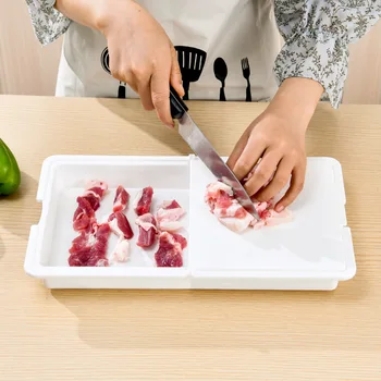 Fold-over-Cutting Board Three-in-One Plastic Cutting Board-Draining Compartmental Kitchen and Cut Fruit Multi-functional Cut
Fold-over-Cutting Board Three-in-One Plastic Cutting Board-Draining Compartmental Kitchen and Cut Fruit Multi-functional Cut