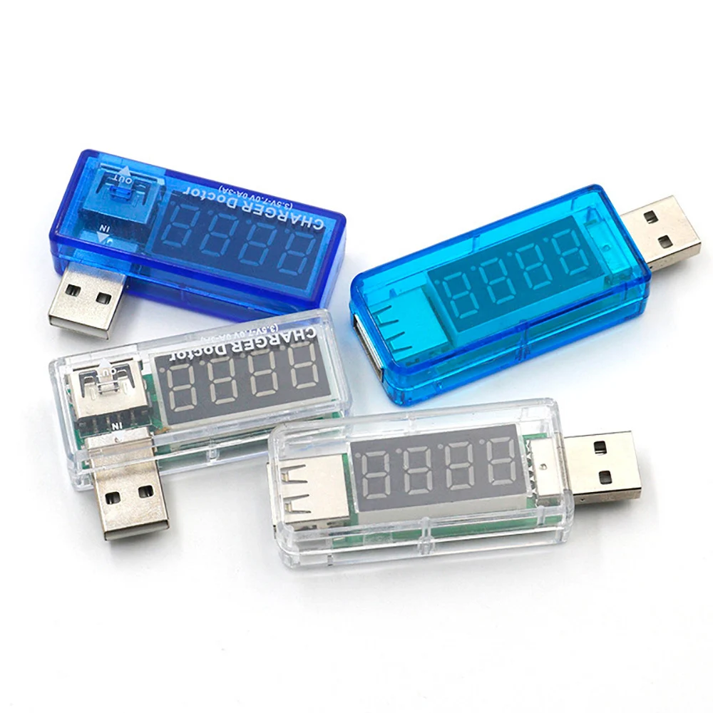 LED Digital USB Port Current Voltage Charging Test Detector Tester Meter Monitor Voltmeter Ammeter Charger with LED Display
LED Digital USB Port Current Voltage Charging Test Detector Tester Meter Monitor Voltmeter Ammeter Charger with LED Display