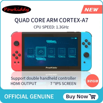 Powkiddy X2 Handheld Game Console 7 inch IPS Screen Retro Game Player 3000 Games Console Dual Joystick for NES PSP GBA SFC Play
Powkiddy X2 Handheld Game Console 7 inch IPS Screen Retro Game Player 3000 Games Console Dual Joystick for NES PSP GBA SFC Play