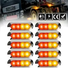1/4/10Pcs LED Side Marker Lights Car External Lights Warning Tail Light Red Yellow Signal Indicator for Truck Trailer Lorry Bus
1/4/10Pcs LED Side Marker Lights Car External Lights Warning Tail Light Red Yellow Signal Indicator for Truck Trailer Lorry Bus