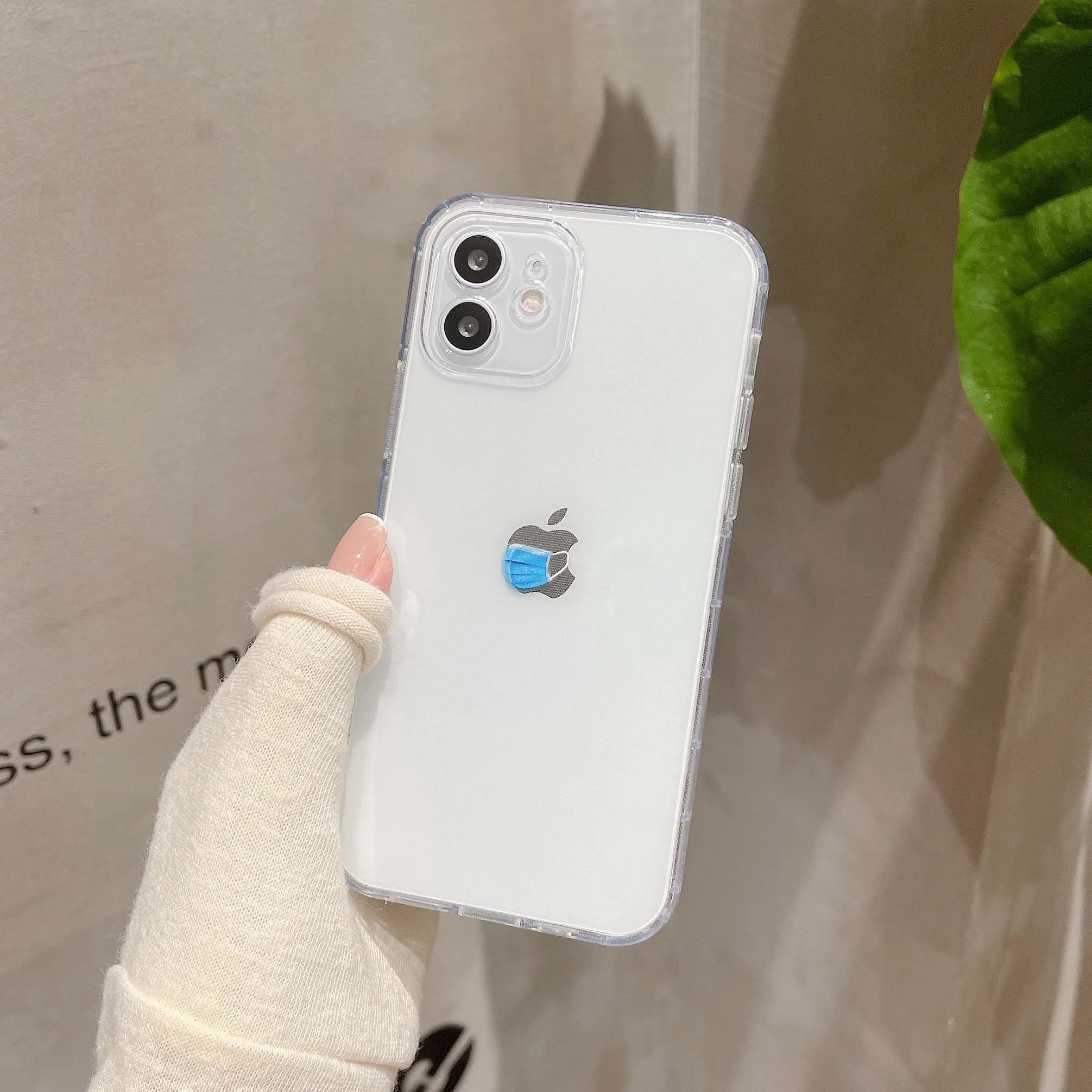 Милый маленький мультяшный Мягкий силиконовый чехол для телефона iphone 7 8 plus xs max 11