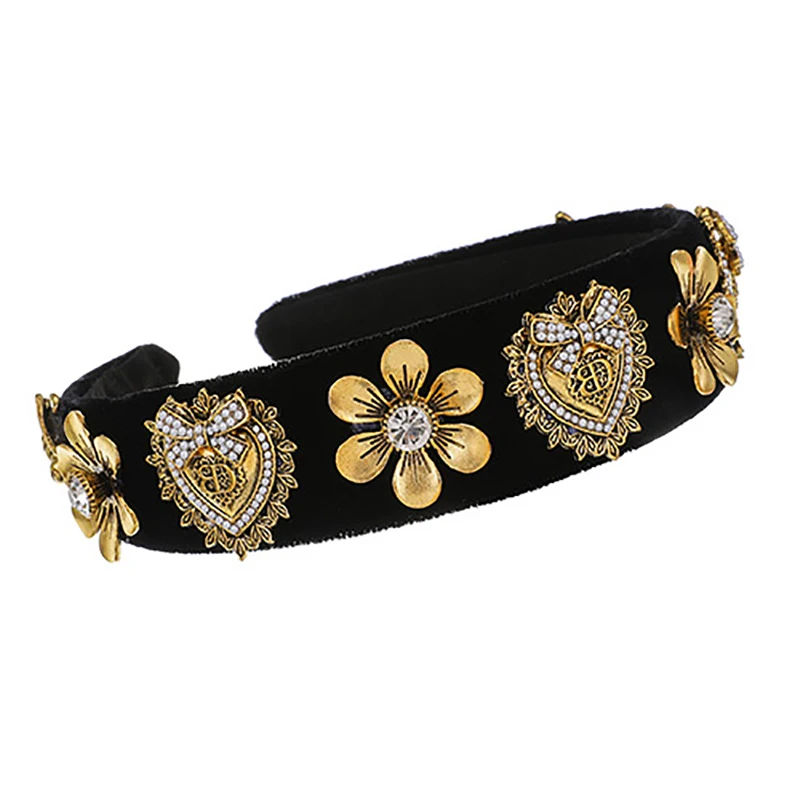 ZHINI New DIY Design Gold Flower Handmade Headbands for Women Bohemian Padded Crystal Crown Hairband Wedding Hair Jewelry Gift
ZHINI New DIY Design Gold Flower Handmade Headbands for Women Bohemian Padded Crystal Crown Hairband Wedding Hair Jewelry Gift