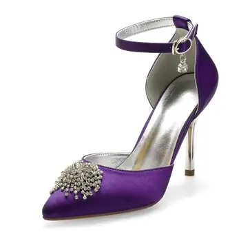 Womens High Heels Eveing Shoes Extra Size 43 Pointed Toe Rhinstones High Heels Ankle Strap Evening Dressing Shoes
Womens High Heels Eveing Shoes Extra Size 43 Pointed Toe Rhinstones High Heels Ankle Strap Evening Dressing Shoes