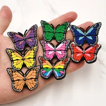 1Pcs Colorful Butterfly PVC Shoe Charms Accessories Diy Garden Shoe Buckle Wristbands Decorations For Croc Jibz Kids Party Gift
1Pcs Colorful Butterfly PVC Shoe Charms Accessories Diy Garden Shoe Buckle Wristbands Decorations For Croc Jibz Kids Party Gift