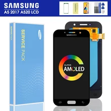 New Original 5.2" Super AMOLED LCD for SAMSUNG Galaxy A5 2017 A520 A520F SM-A520F LCD Display Touch Screen Digitizer
New Original 5.2" Super AMOLED LCD for SAMSUNG Galaxy A5 2017 A520 A520F SM-A520F LCD Display Touch Screen Digitizer
