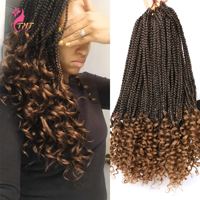 Curly Ends Box Braids Crochet Hair 18" 22Strands Faux Locs Crochet Braids with Wave Curly End Synthetic Braiding Hair Extensions
Curly Ends Box Braids Crochet Hair 18" 22Strands Faux Locs Crochet Braids with Wave Curly End Synthetic Braiding Hair Extensions