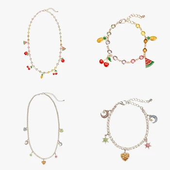 Dvacaman 2020 New ZA Necklace Boho Colorful Beaded Necklace Women Ethnic Fruits Star Moon Heart Crystal Pendant Necklace Jewelry
Dvacaman 2020 New ZA Necklace Boho Colorful Beaded Necklace Women Ethnic Fruits Star Moon Heart Crystal Pendant Necklace Jewelry