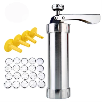 Creative Cookie Biscuit Making Maker Pump Press Machine Decor Kitchen Mold Tools Set Cake Decorating Baking Moldes Tool
Creative Cookie Biscuit Making Maker Pump Press Machine Decor Kitchen Mold Tools Set Cake Decorating Baking Moldes Tool