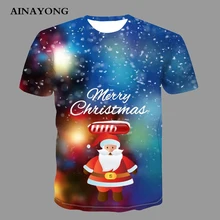 Xmas Men Short Sleeve Clothes Tops Tee Santa Claus Cartoon 3d Printing T-shirt Homme Fashion O-Neck T Shirt Oversized Tshirt
Xmas Men Short Sleeve Clothes Tops Tee Santa Claus Cartoon 3d Printing T-shirt Homme Fashion O-Neck T Shirt Oversized Tshirt