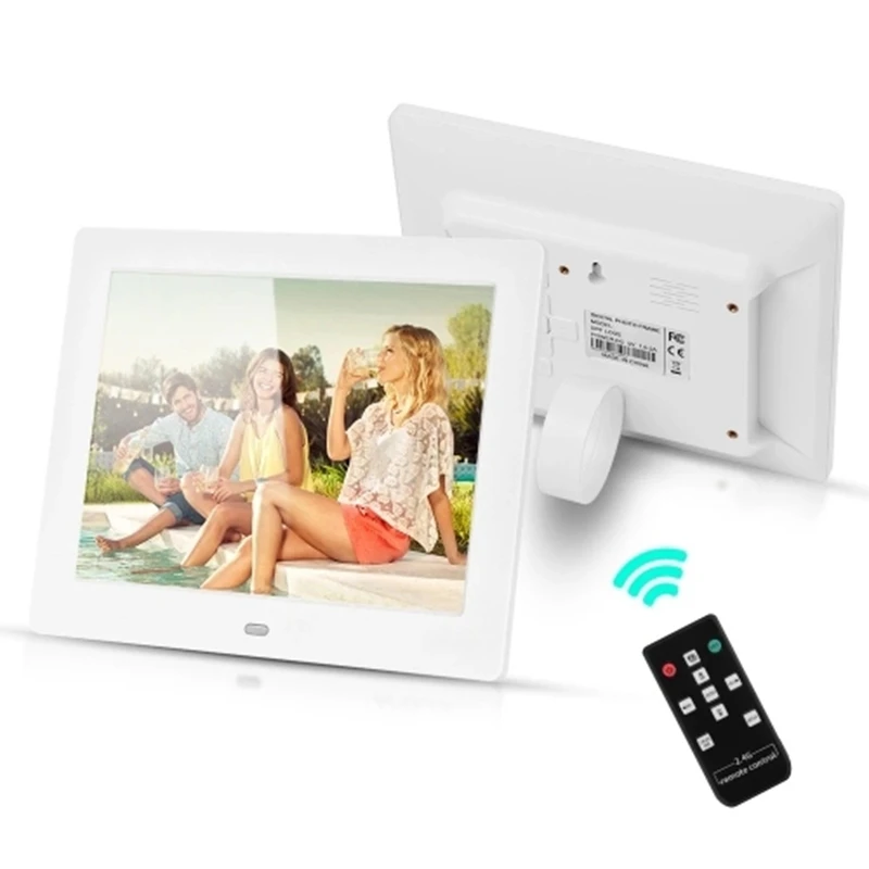 8 Inch Digital Photo Frame LED Screen Simple Eletronic Picture Photo Album Support 2.4G Wireless Remote Control Clock Music Vide
8 Inch Digital Photo Frame LED Screen Simple Eletronic Picture Photo Album Support 2.4G Wireless Remote Control Clock Music Vide