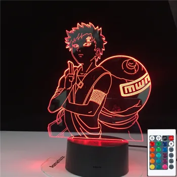 3D-3800 3D Lamp NARUTO Gaara Figure Children's Night light LED Anime Japanese Manga Battery Lamp Baby Sleep Nightlight Gift 
3D-3800 3D Lamp NARUTO Gaara Figure Children's Night light LED Anime Japanese Manga Battery Lamp Baby Sleep Nightlight Gift