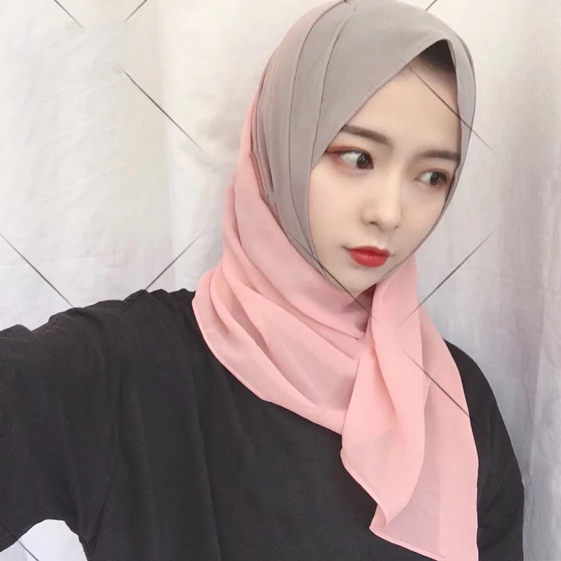 75*180cm New Spring Female Gradient Chiffon Scarf Shawl Hijab Islamic Headscarf Foulard Femme Silk Scarf Wraps Bufanda Mujer
75*180cm New Spring Female Gradient Chiffon Scarf Shawl Hijab Islamic Headscarf Foulard Femme Silk Scarf Wraps Bufanda Mujer