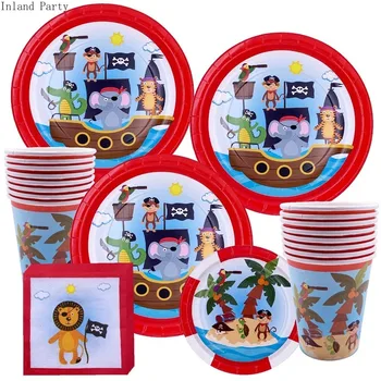 Pirate Theme Party Tableware Set Birthday Party Decoration Kids Plate Cup Tablecloth Straw Animal Jungle Birthday Decor Supplies
Pirate Theme Party Tableware Set Birthday Party Decoration Kids Plate Cup Tablecloth Straw Animal Jungle Birthday Decor Supplies