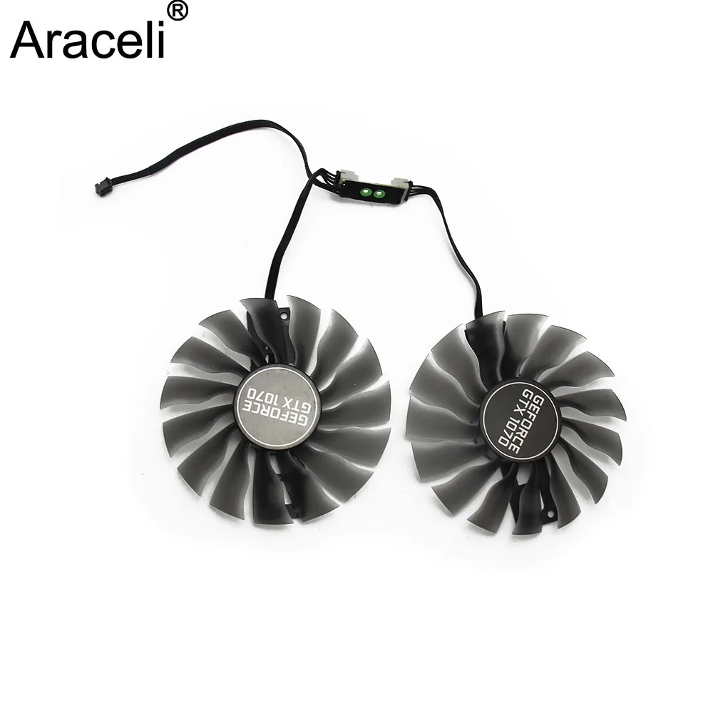 Вентилятор охлаждения для видеокарт GAA8S2U FD10015H12S DC12V 0.55A GTX1070 Ti EMTek PALIT GTX 1070 1070Ti Super