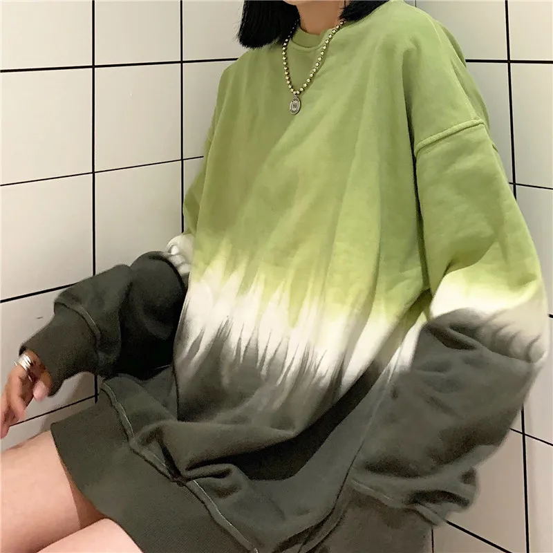 Contrast Tie Dye Print Long Sleeve Loose Oversized Punk Sweatshirt Women Man Pullover Hoodies Street Hip Hop Harajuku Casual Top
Contrast Tie Dye Print Long Sleeve Loose Oversized Punk Sweatshirt Women Man Pullover Hoodies Street Hip Hop Harajuku Casual Top