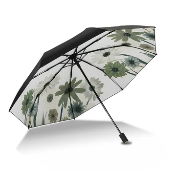 Light Mini 5 folding Umbrella Uv Protection Women Flower Sun and Rain Umbrella Black Coating Paraplu Portable Umbrella MM60YS
Light Mini 5 folding Umbrella Uv Protection Women Flower Sun and Rain Umbrella Black Coating Paraplu Portable Umbrella MM60YS