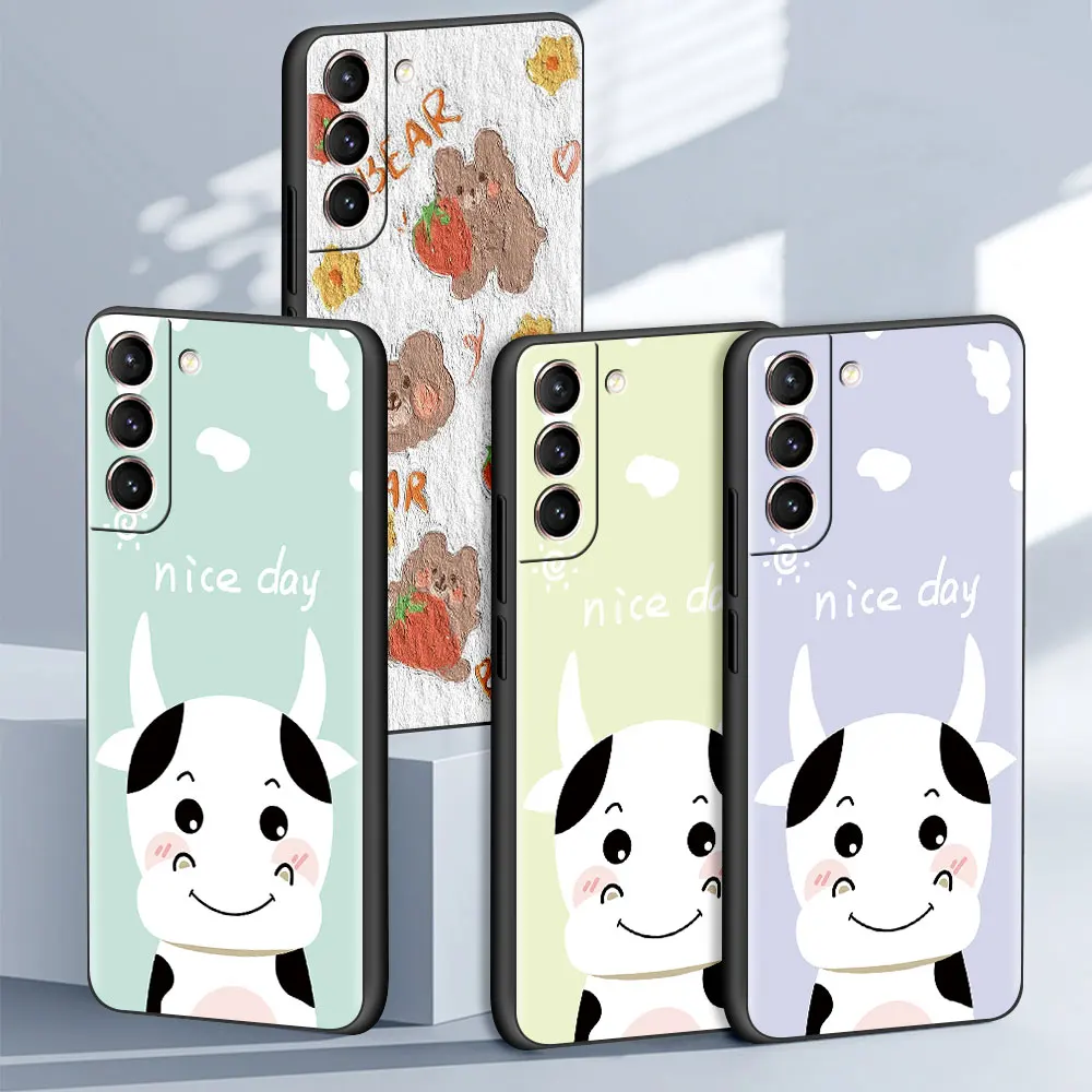 Чехол для телефона Samsung Galaxy S20 S21 FE S10 Lite S9 S10e S8 S7 Edge Note 20 Ultra 10 Plus мягкий чехол с