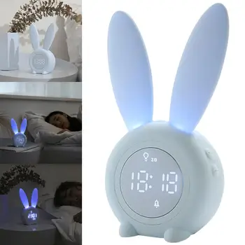 Cartoon Bunny Kids Alarm Clock Sleep Trainer Rechargeable Night Light with 6 Voices Control Sleep Timer with Digital Thermometer
Cartoon Bunny Kids Alarm Clock Sleep Trainer Rechargeable Night Light with 6 Voices Control Sleep Timer with Digital Thermometer