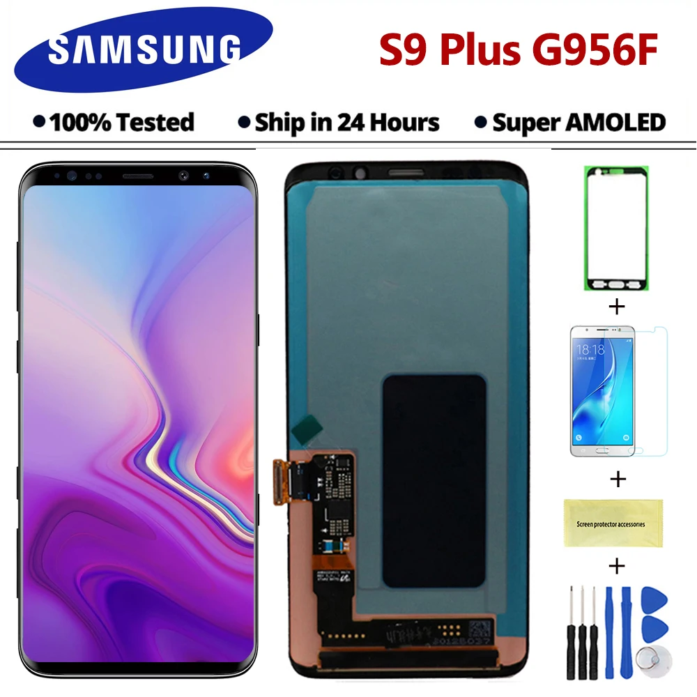 Original S9 Plus LCD The Burn-Shadow Display For Samsung S9 + G965 G965F Display Touch Screen Digitizer Assembly With Frame
Original S9 Plus LCD The Burn-Shadow Display For Samsung S9 + G965 G965F Display Touch Screen Digitizer Assembly With Frame