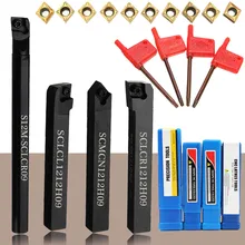 CNC Milling Cutter Carbide Turning Tool 10pcs CCMT09T304 Carbide Insert+4pcs Lathe Turning Tool Holder Set+4pcs Wrench
CNC Milling Cutter Carbide Turning Tool 10pcs CCMT09T304 Carbide Insert+4pcs Lathe Turning Tool Holder Set+4pcs Wrench