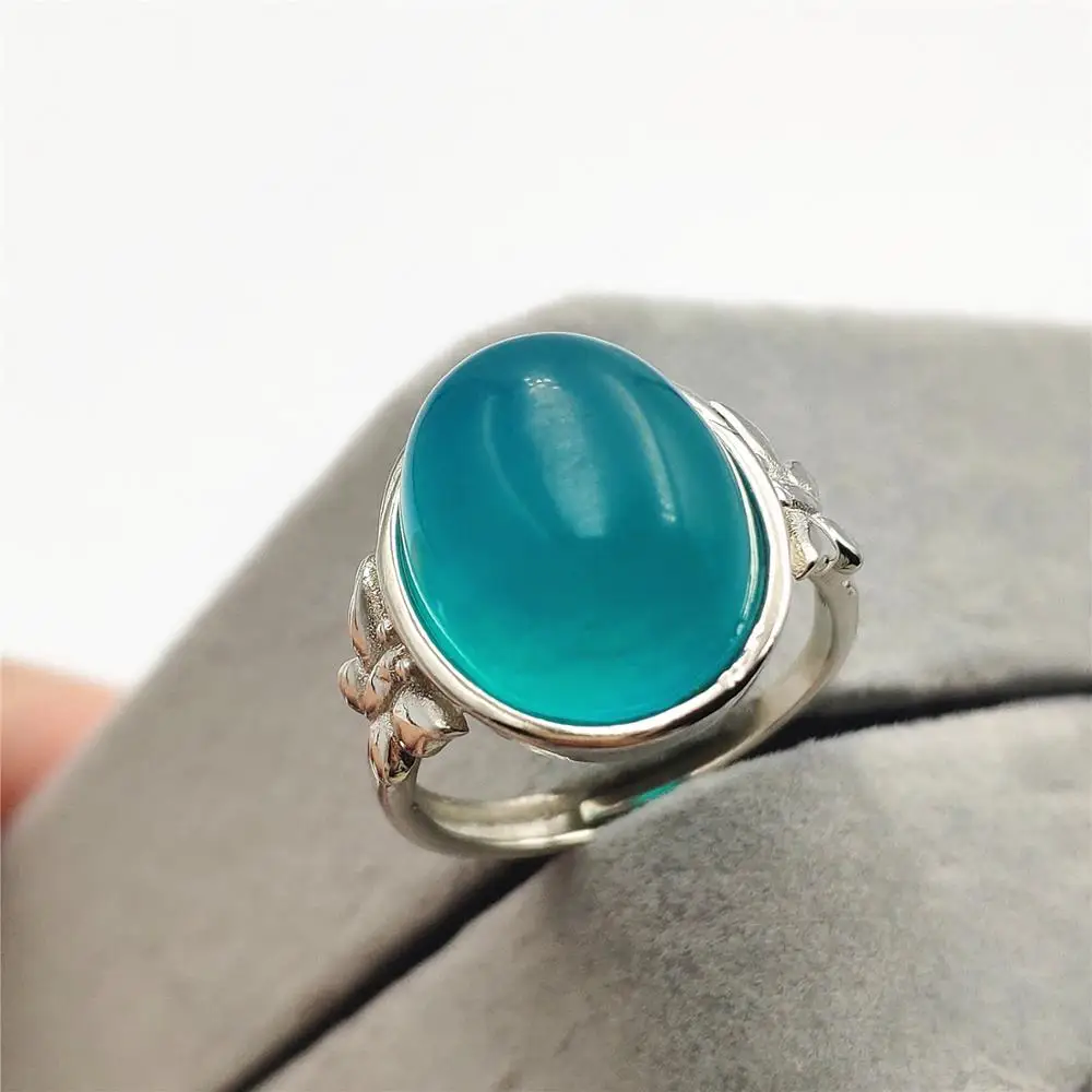 Genuine Natural Green Ice Amazonite Adjustable Ring 16x13mm Gemstone Woman Man Love Gift AAAAA 925 Sterling Silver Rings
Genuine Natural Green Ice Amazonite Adjustable Ring 16x13mm Gemstone Woman Man Love Gift AAAAA 925 Sterling Silver Rings