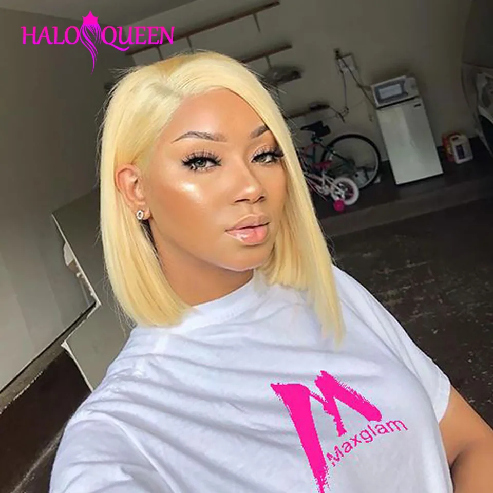 HALOQUEEN 613 Blonde Lace Front Wig Brazilian 613 Short Bob Lace Front Human Remy Hair Wigs For Black Women Lace Front Wig
HALOQUEEN 613 Blonde Lace Front Wig Brazilian 613 Short Bob Lace Front Human Remy Hair Wigs For Black Women Lace Front Wig
