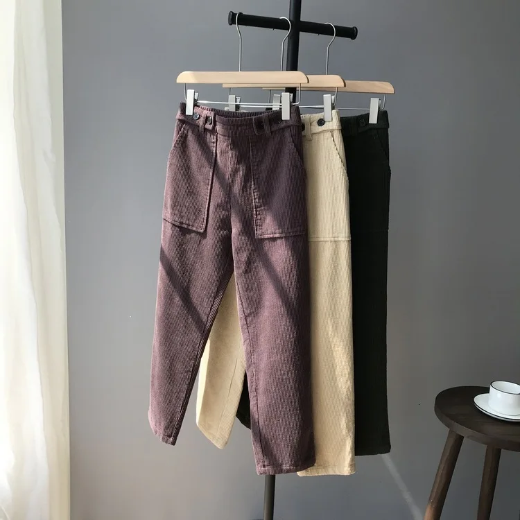 Mooirue Autumn Pants Female Street Style Office Trousers Corduroy Pant Wide Leg Ladies Trousers Bottom
Mooirue Autumn Pants Female Street Style Office Trousers Corduroy Pant Wide Leg Ladies Trousers Bottom